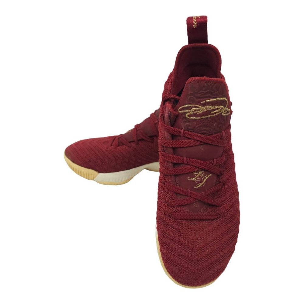 Nike LeBron XVI 16 King James Team Red Sneakers Size 5Y Leopard AQ2465-601 Shoes